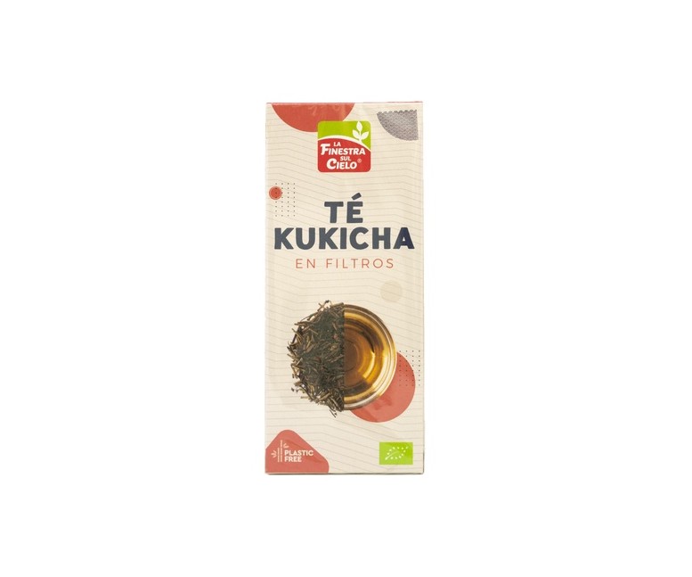 Té Kukicha en Filtros 25 bolsitas infusoras La Finestra sul Cielo