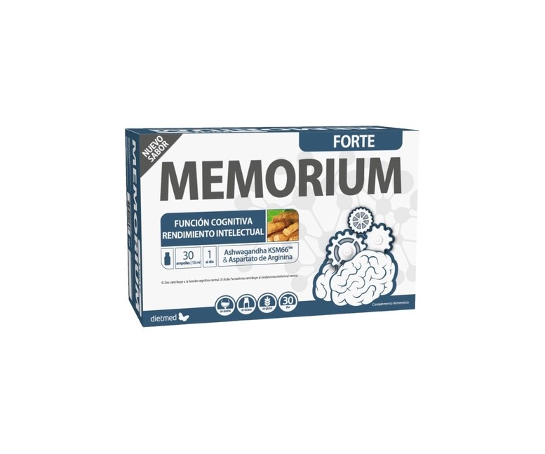 Memorium forte rendimiento intelectual 30 ampollas de 15ml Dietmed