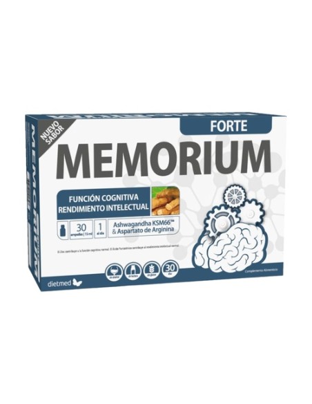 Memorium forte rendimiento intelectual 30 ampollas de 15ml Dietmed