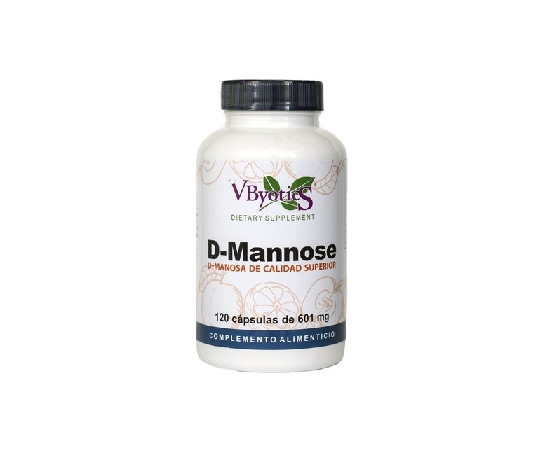D Mannose 120 cápsulas de 601mg Vbyotics