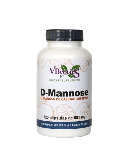 D Mannose 120 cápsulas de 601mg Vbyotics