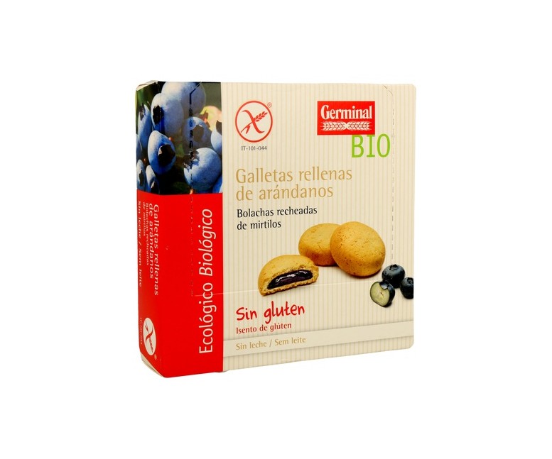 Galletas de Crema de Arándanos Bio (Sin Gluten) 200 g Germinal