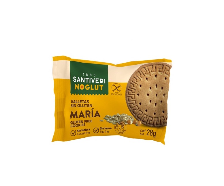 Galletas Noglut Sin Gluten Maria 28 g Santiveri