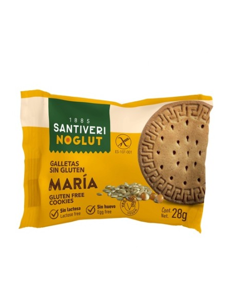 Galletas Noglut Sin Gluten Maria 28 g Santiveri