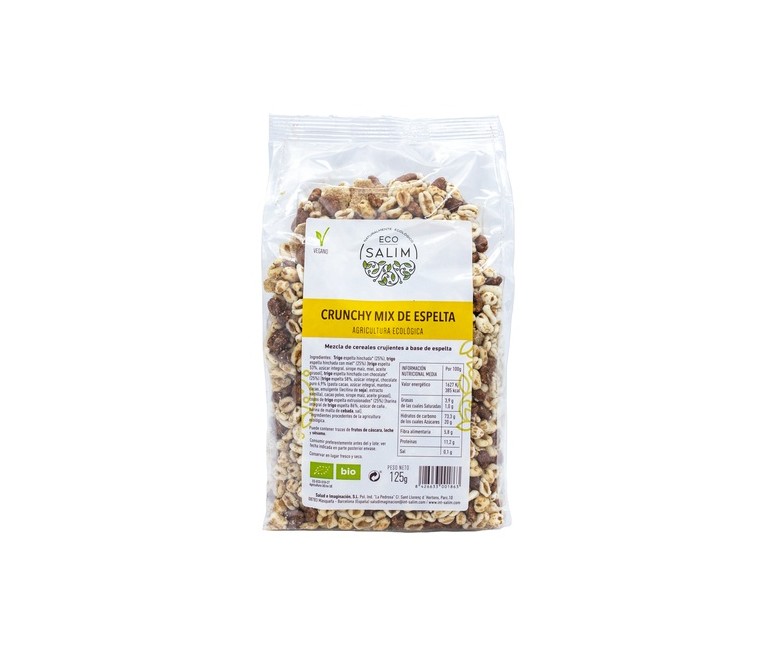 Crunchy mix de espelta muesli Bio 125 g (Trigo - Espelta) Eco Salim