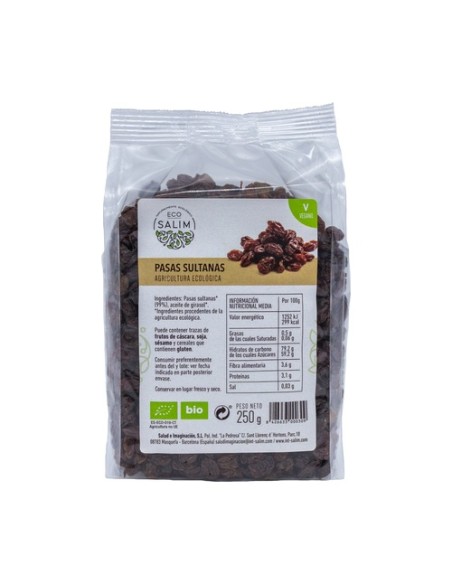 Pasas sultanas Bio 250 g Eco Salim