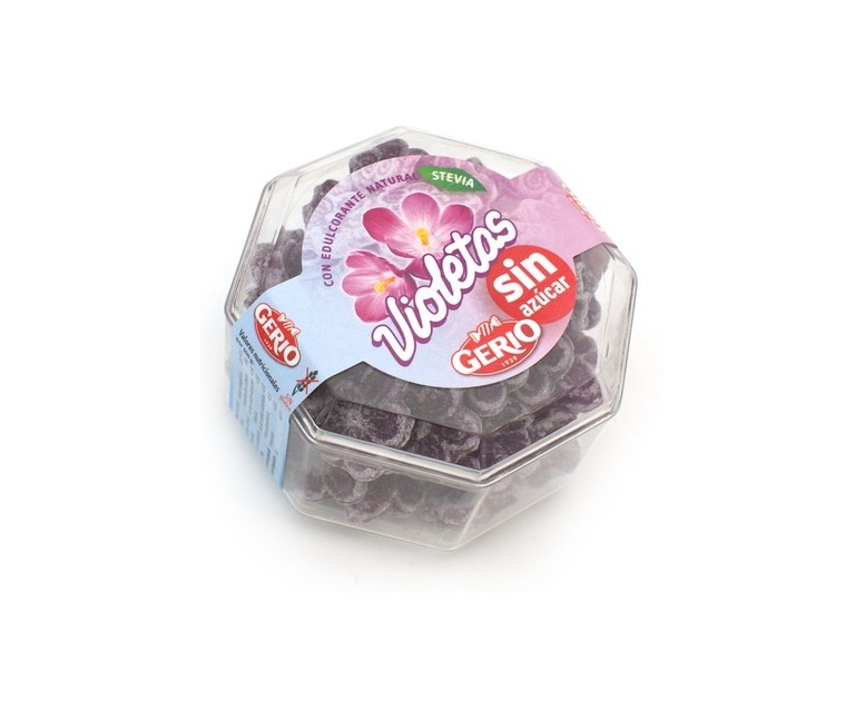 Caramelo de violetas sin azúcar 100 g Gerio
