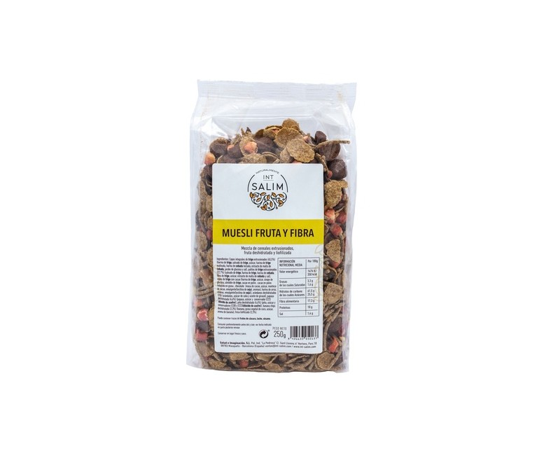 Muesli Fruta y Fibra 250 g Int-Salim