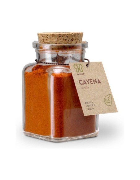 Cayena-Chili molida Eco 75 g de polvo NATURCID