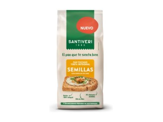 Pan tostado 100% integral Semillas