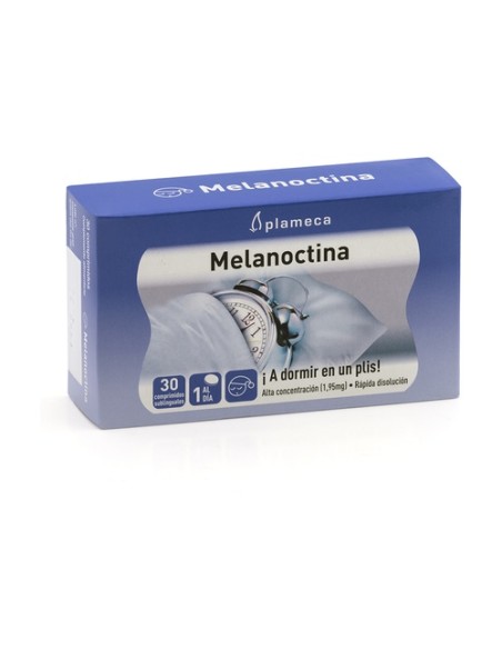 Melanoctina (Melatonina 1,95 mg) Sublinguales 30 comprimidos Plameca