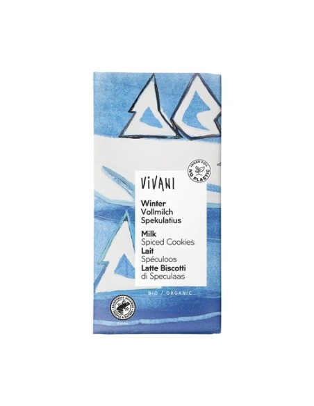 Chocolate con leche aromas de invierno Bio 100 g Vivani