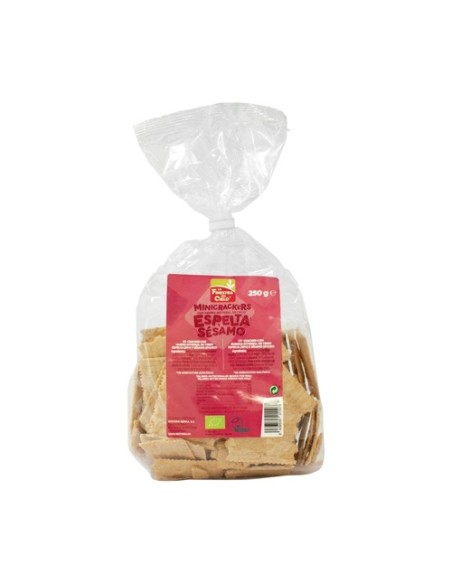 Mini crackers con trigo espelta integral y sésamo 250 g La Finestra sul Cielo