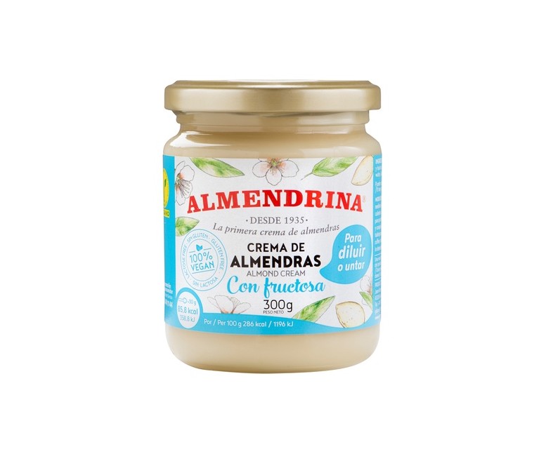 Crema de almendras con fructosa 300 g Almendrina