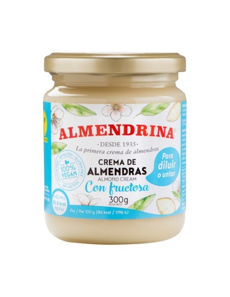 Crema de almendras con fructosa 300 g Almendrina