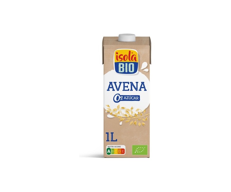 Bebida de avena sin azúcar 1 L (Avena) Isola Bio