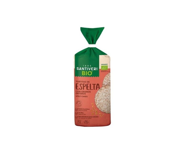 Tortitas de Espelta Bio con Sal 100 g Santiveri