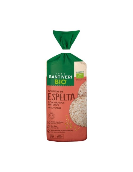 Tortitas de Espelta Bio con Sal 100 g Santiveri