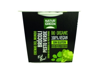 Crema brocoli pesto verde