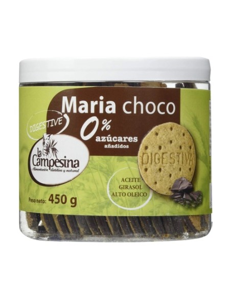 Galletas maría choco digestive sin azúcar 450 g La Campesina