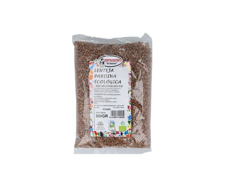 Lenteja Pardina Ecológica 500 g Intracma
