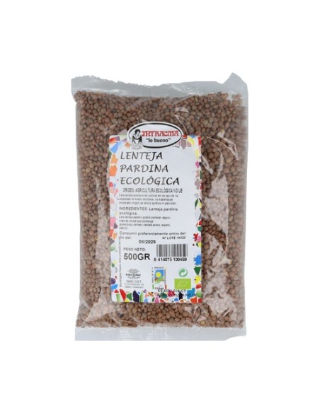 Lenteja Pardina Ecológica 500 g Intracma