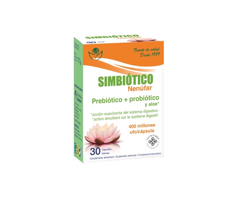 Simbiótico Nenúfar 30 cápsulas Bioserum