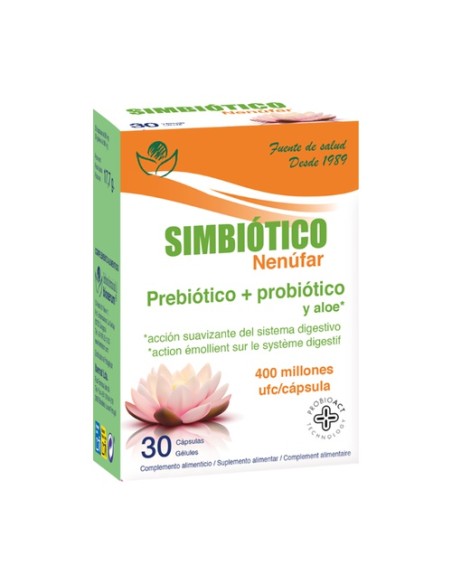 Simbiótico Nenúfar 30 cápsulas Bioserum