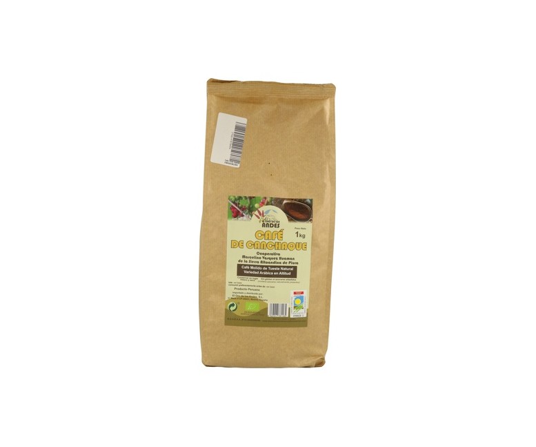 Café Molido de Canchaque 1 kg El Oro de los Andes