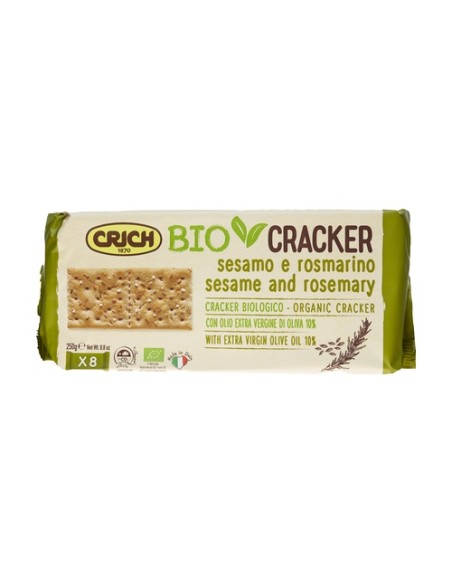 Biocracker sésamo y romero 250 g Crich