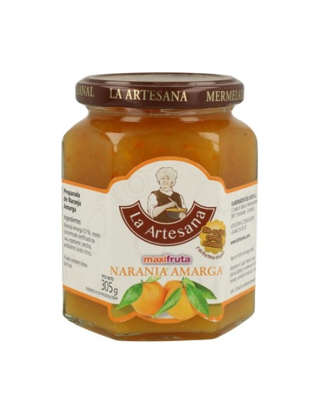 Mermelada de Naranja Amarga Sin Azúcar 310 g La Artesana