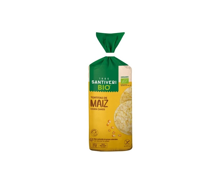 Tortitas de Maíz Bio 130 g Santiveri
