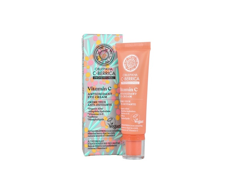 Contorno de Ojos Antioxidante Oblepikha C-Berrica 30 ml Natura Siberica