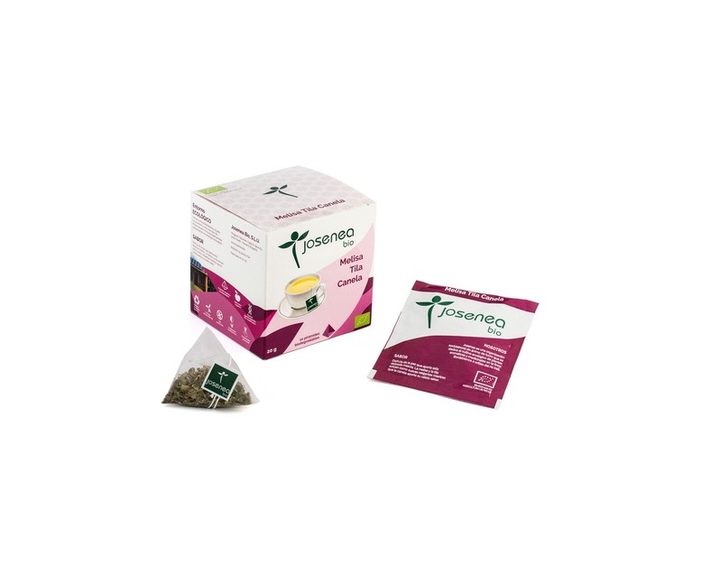 Infusión melisa tila canela 10 bolsitas infusoras (Canela) Josenea