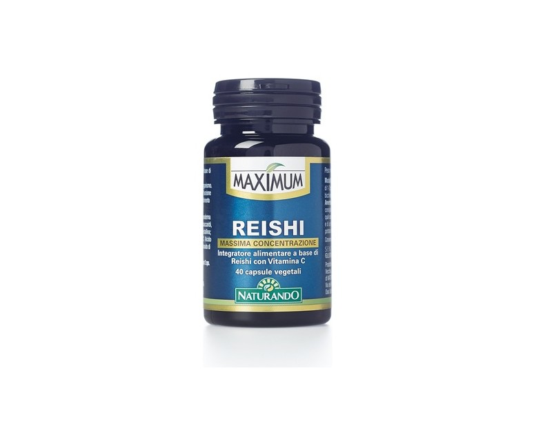 Maximum reishi 40 cápsulas vegetales Naturando