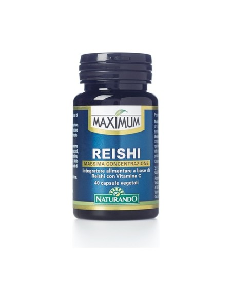 Maximum reishi 40 cápsulas vegetales Naturando