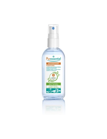 Loción purificante manos y superficies en spray 80 ml Puressentiel