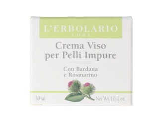 Crema Facial Bardana y Romero Para Pieles Impuras