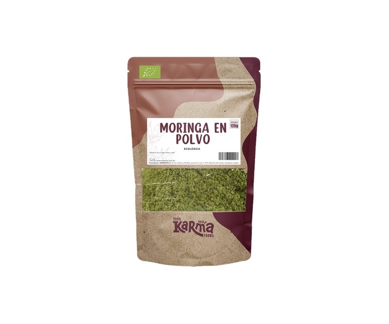Moringa en polvo Eco sin gluten vegan 125 g de polvo Karma