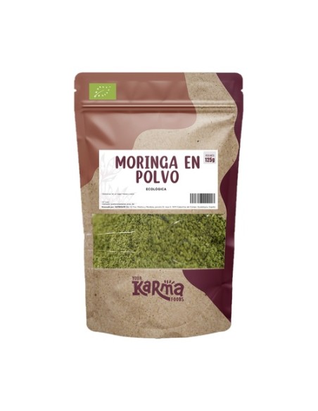 Moringa en polvo Eco sin gluten vegan 125 g de polvo Karma