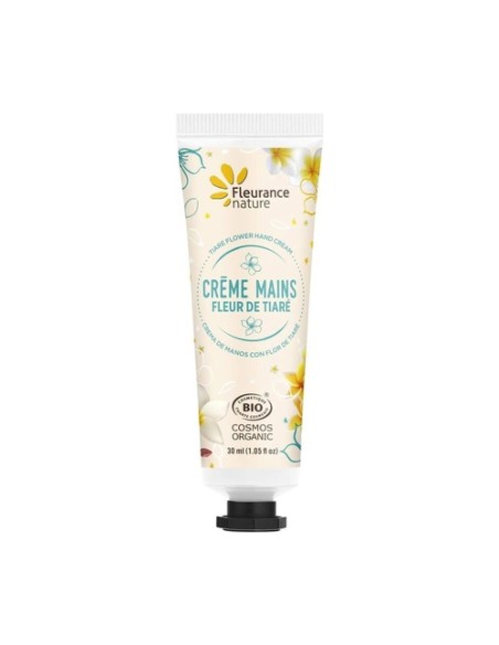 Crema de manos flor de tiare 30 ml de crema Fleurance Nature