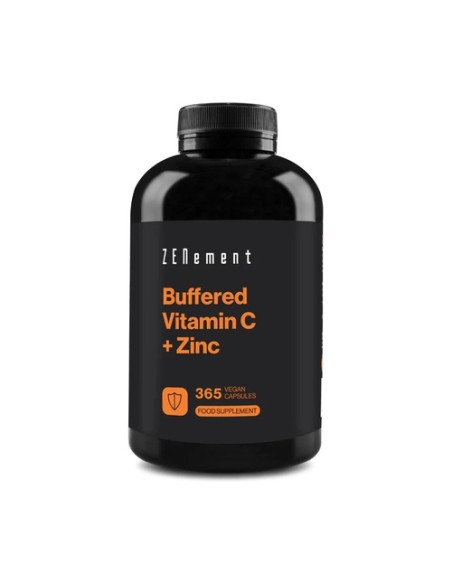 Vitamina C tamponada + Zinc 365 cápsulas vegetales Zenement
