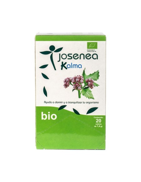 Infusión kalma para dormir 20 bolsitas infusoras de 1.4 g Josenea