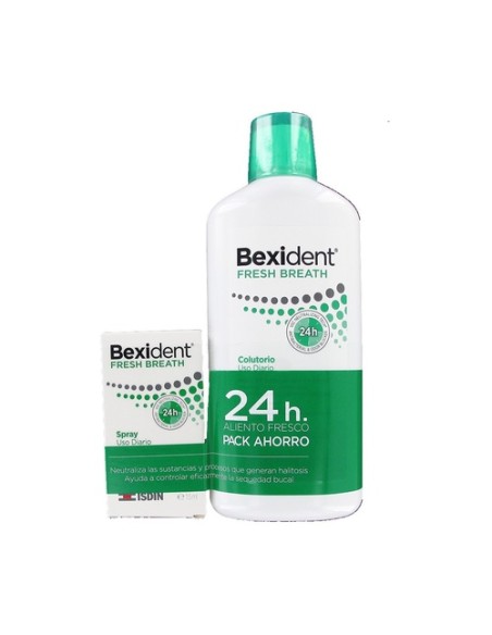 Pack ahorro Bexident Fresh Breath Colutorio + Spray 500 ml + 15 ml Isdin