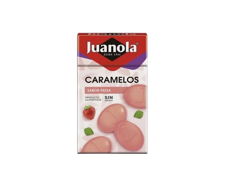 Caramelos balsamico sabor a fresa 30 g (Fresa) Juanola