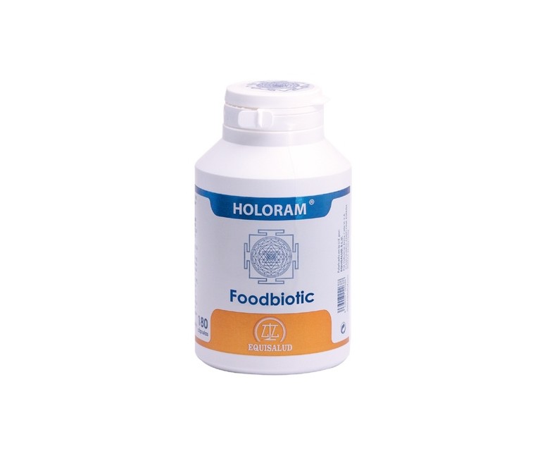 Holoram foodbiotic prebióticos 180 cápsulas de 600mg Equisalud