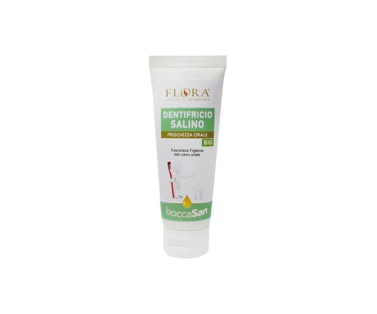 Pasta de dientes salina Flora - dentífrico salino 60 ml Flora