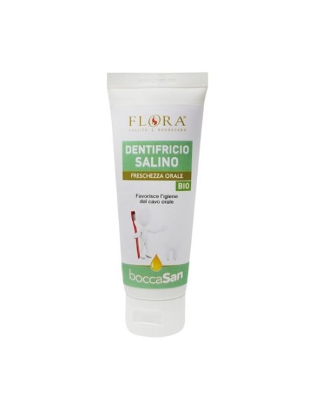 Pasta de dientes salina Flora - dentífrico salino 60 ml Flora
