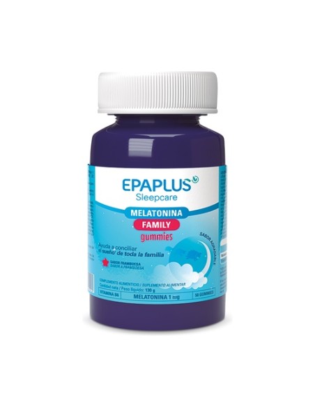 Gominolas de melatonina 1 mg 50 gominolas (Frambuesa) Epaplus - Peróxidos Farmacéuticos