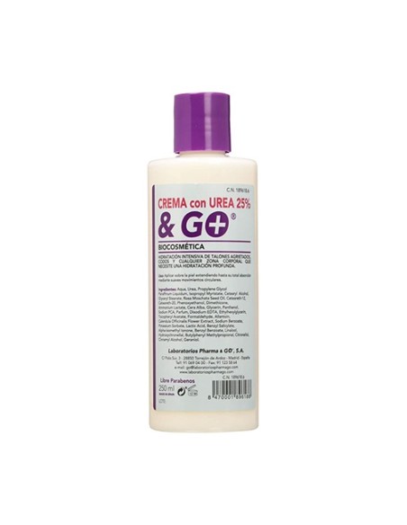 Crema de urea 10% 250 ml Pharma & Go